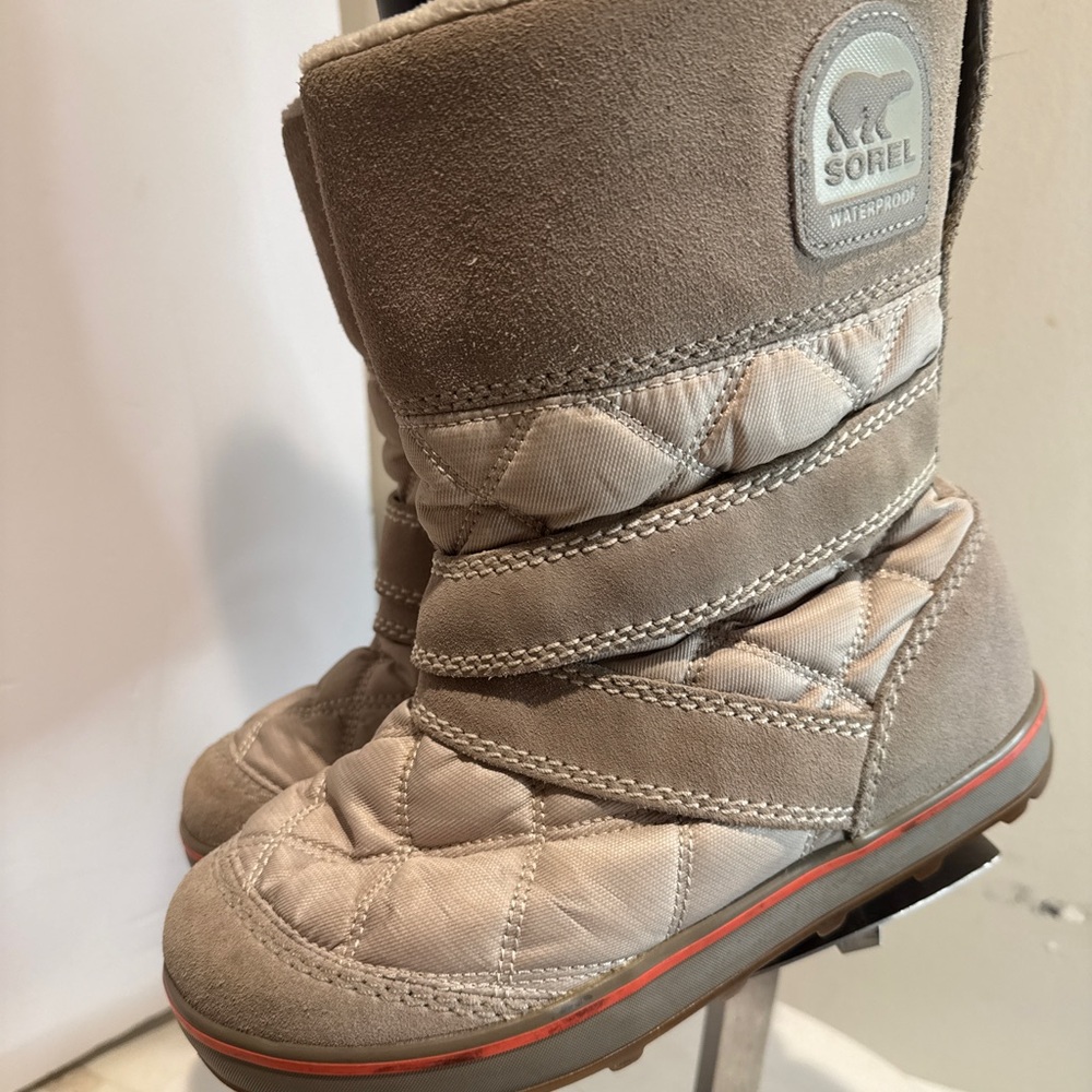 Sorel Glacy Womens Boots Snow Winter Fleece Lining Waterproof size 7